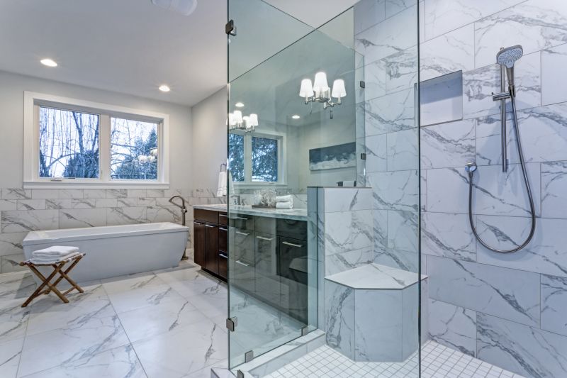 Marble Shower Enclosure